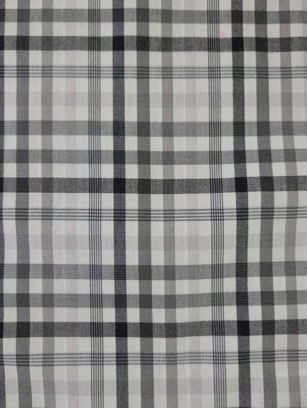 Banana Republic Men's Grey Multi Plaid Grant Fit Button-Down Dress Shirt